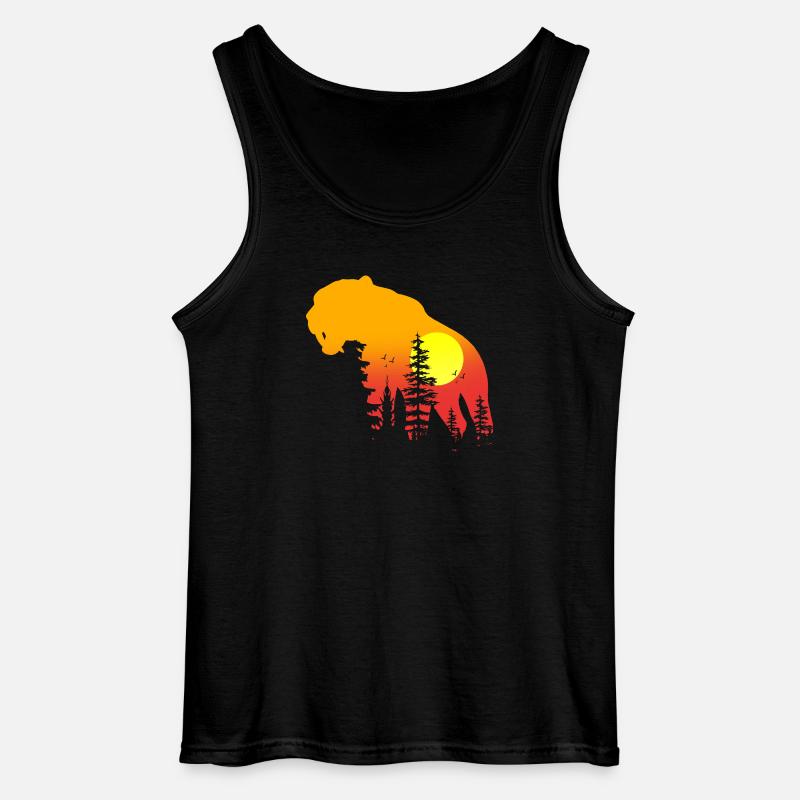 Säbelzahntiger - Gildan Männer Tank Top - Schwarz