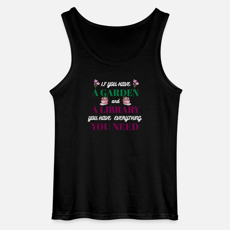 Garten-Spruch - Gildan Männer Tank Top - Schwarz