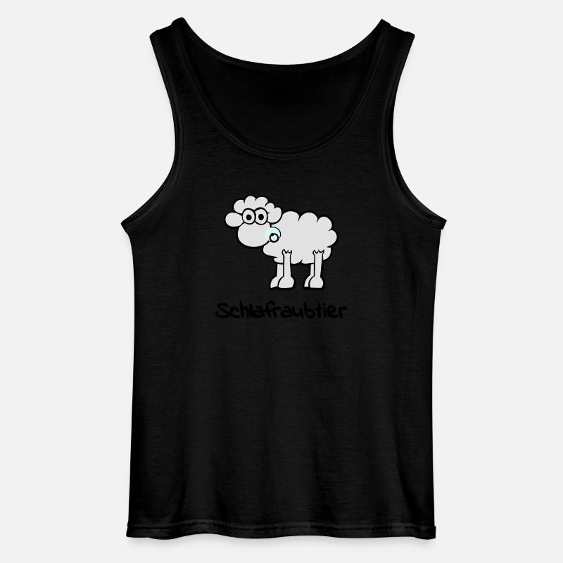 Schlafraubtier - Gildan Männer Tank Top - Schwarz