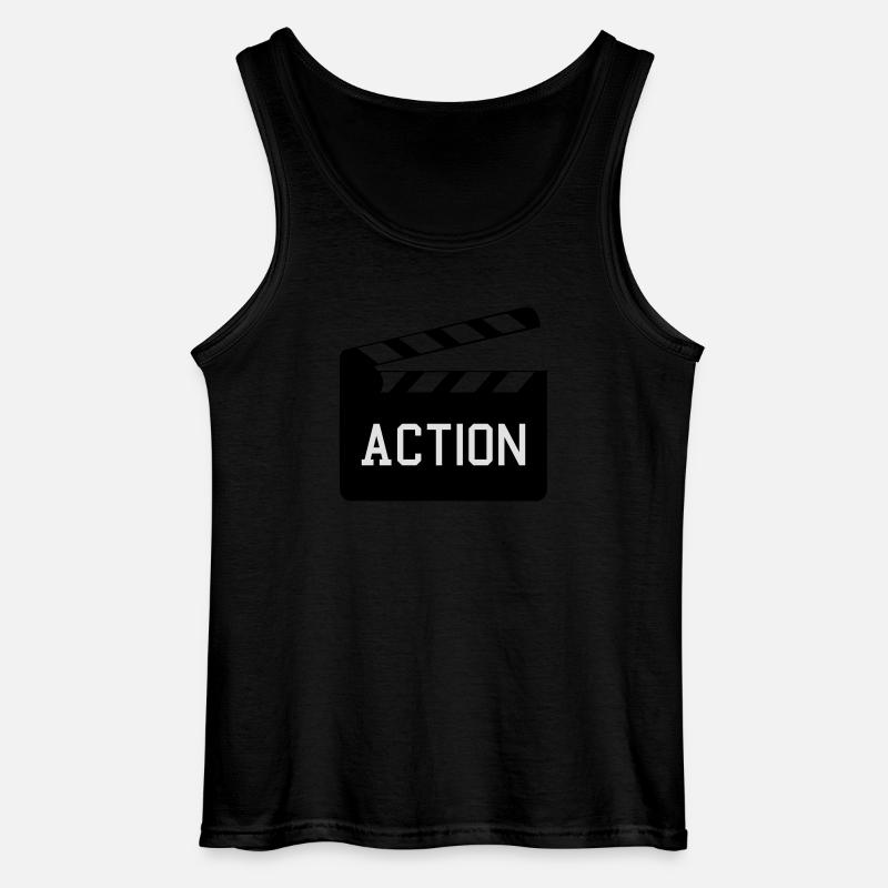 Action - Gildan Männer Tank Top - Schwarz