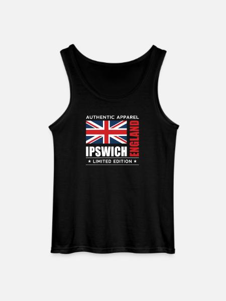 Ipswich - Gildan Männer Tank Top - Schwarz