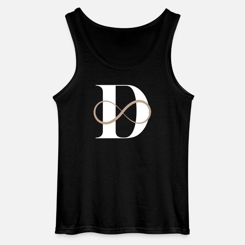 Buchstabe der Unendlichkeit - Gildan Männer Tank Top - Schwarz