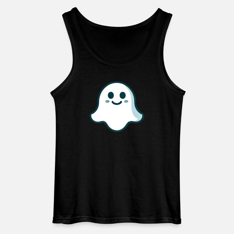 Gespenst türkis - Gildan Männer Tank Top - Schwarz