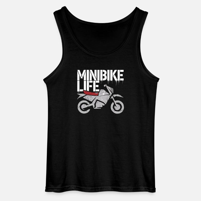 Für echte Minibike-Fans - Gildan Männer Tank Top - Schwarz