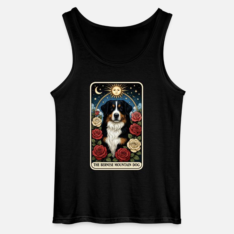Berner Berg - Gildan Männer Tank Top - Schwarz