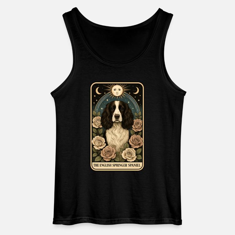 Englischer Springer Spaniel - Gildan Männer Tank Top - Schwarz