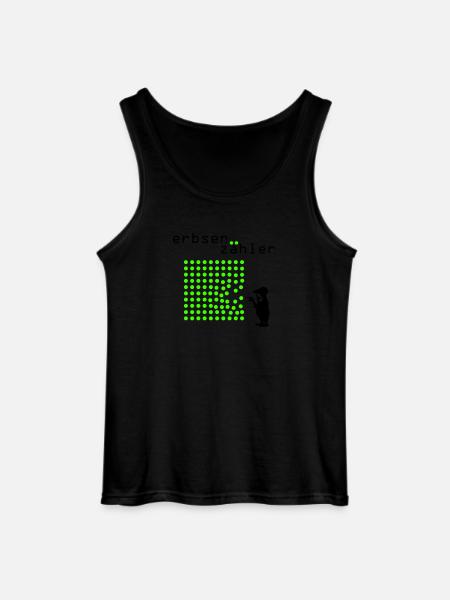 Erbsenzähler - Gildan Männer Tank Top - Schwarz