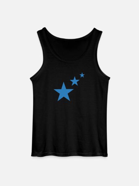 Sterne - Gildan Männer Tank Top - Schwarz