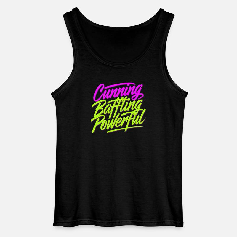 Cunning Baffling Powerful 10 - Gildan Männer Tank Top - Schwarz