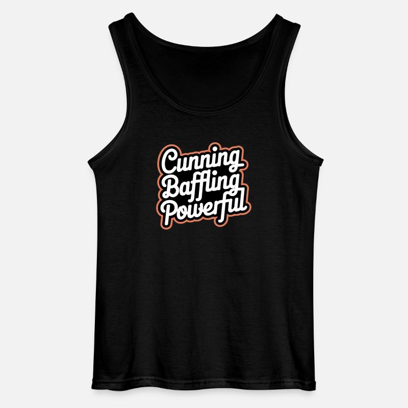 Cunning Baffling Powerful 8 - Gildan Männer Tank Top - Schwarz