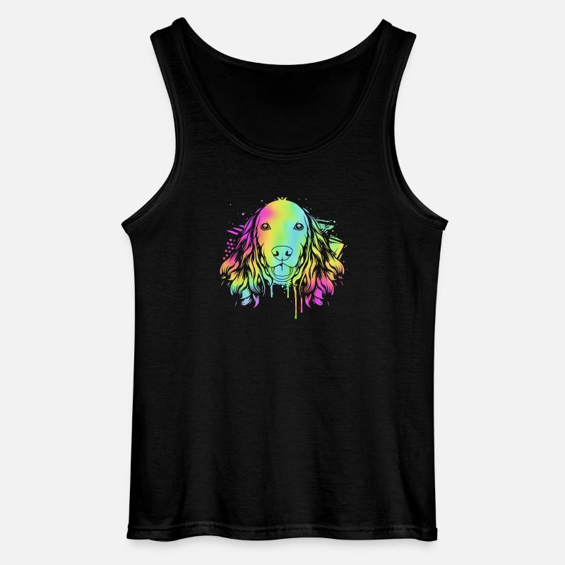 Cocker Spaniel - Gildan Männer Tank Top - Schwarz