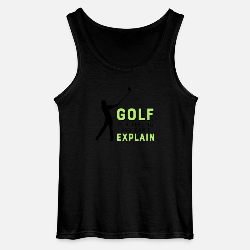 Golf - Gildan Männer Tank Top - Schwarz