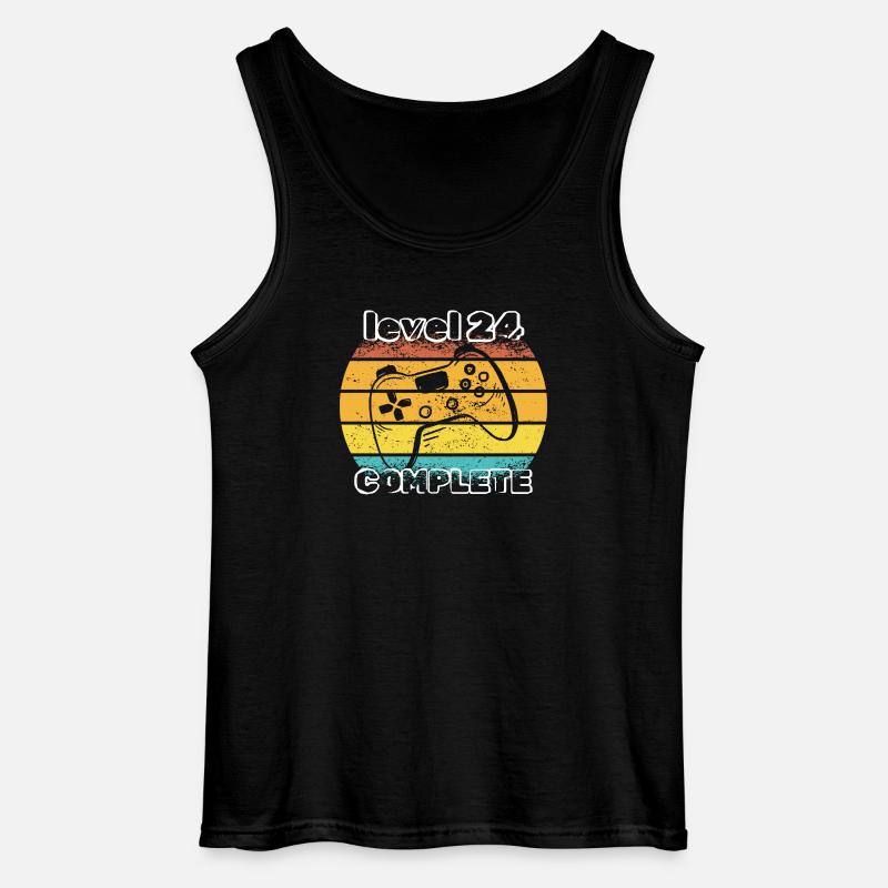 level 24 complete - Gildan Men’s Tank Top - black
