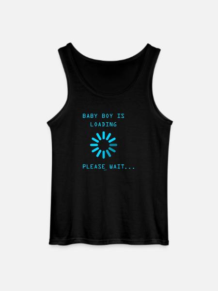 Baby Boy loading - Gildan Männer Tank Top - Schwarz