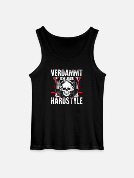 Hardstyle - Ich liebe es - Gildan Männer Tank Top - Schwarz