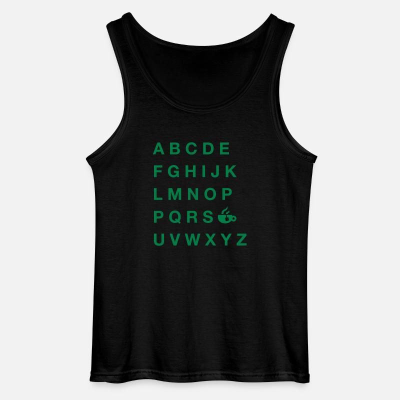 ABC-Tea - Gildan Männer Tank Top - Schwarz