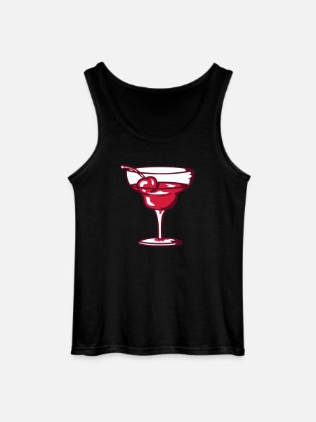 Drink Longdrink Alcohol - Gildan Men’s Tank Top - black