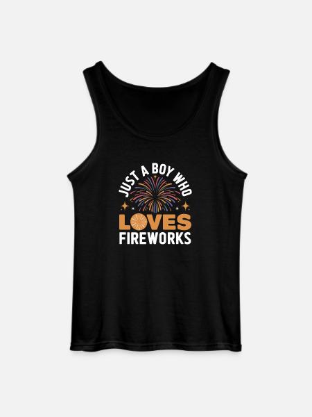 Pyrotechnics Fireworks Pyrotechnics - Gildan Men’s Tank Top - black