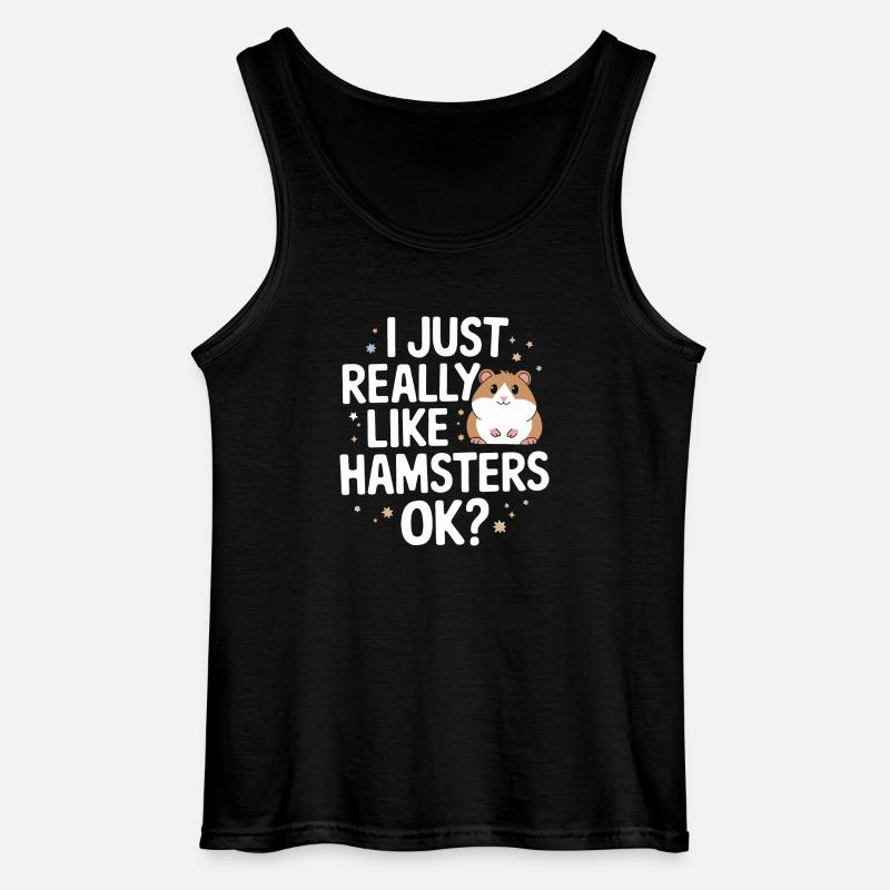 Hamster - Gildan Männer Tank Top - Schwarz