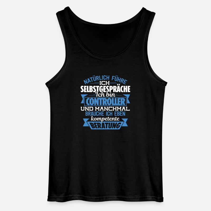 CONTROLLER - KOMPETENTE BERATUNG - Gildan Männer Tank Top - Schwarz