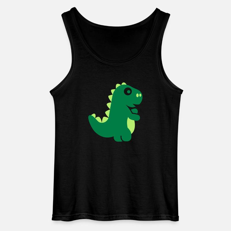 Dinosaurier - Gildan Männer Tank Top - Schwarz