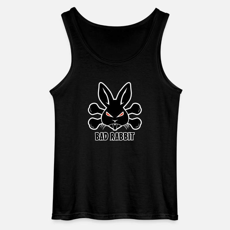 Bad Rabbit Hase - Gildan Männer Tank Top - Schwarz