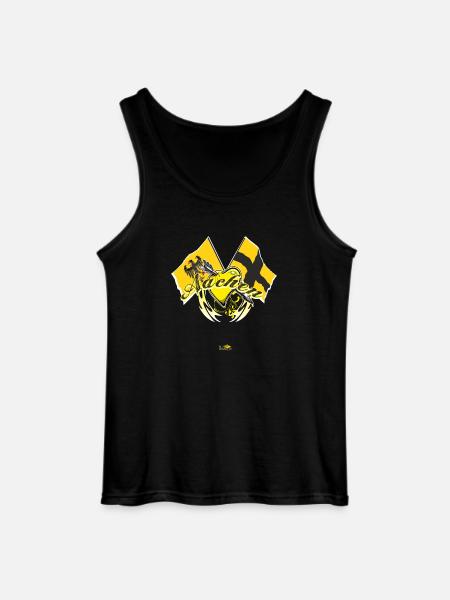 Aachen - Flagge zeigen - Gildan Männer Tank Top - Schwarz