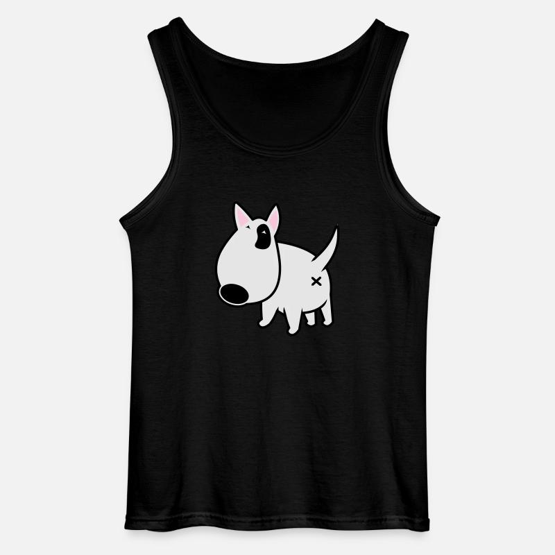 bully_illu_backside_3c - Gildan Men’s Tank Top - black