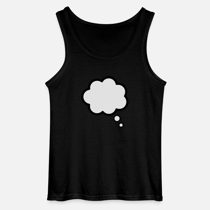 Denken - Gildan Männer Tank Top - Schwarz