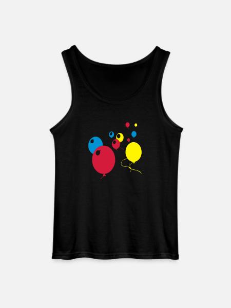 Lüftballons - Gildan Männer Tank Top - Schwarz