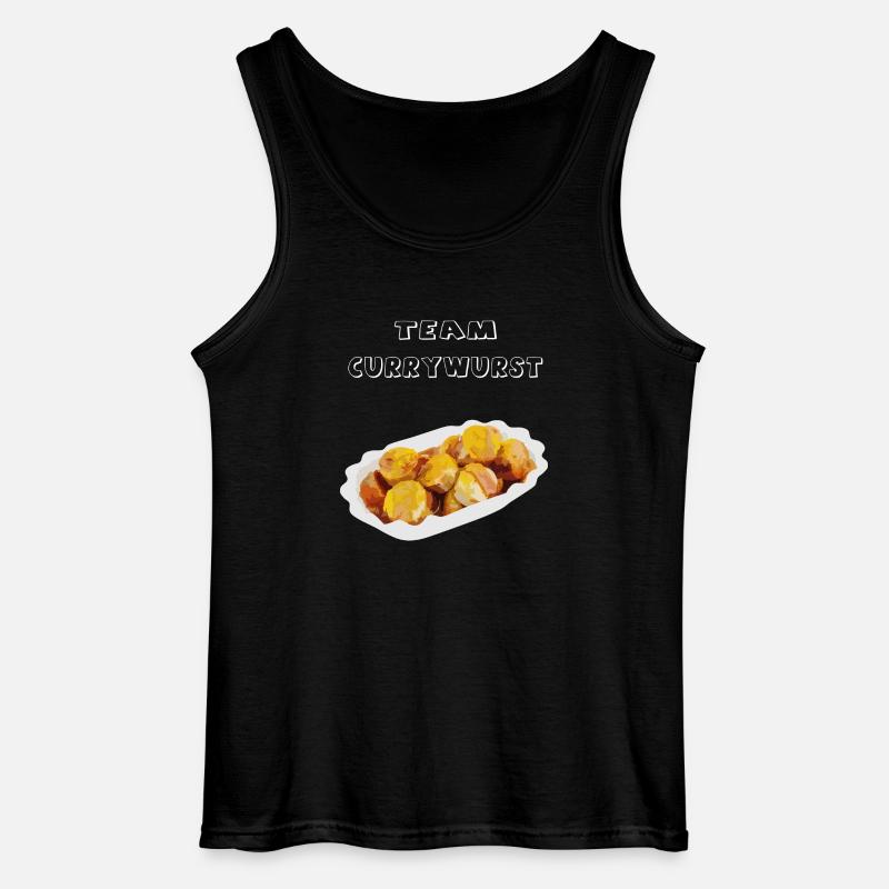 Team Currywurst - Gildan Männer Tank Top - Schwarz