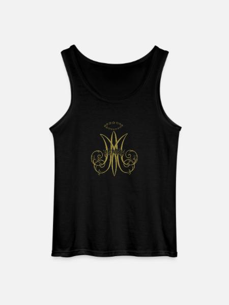 Traditional Catholic Virgin Mary Auspice Maria - Gildan Men’s Tank Top - black