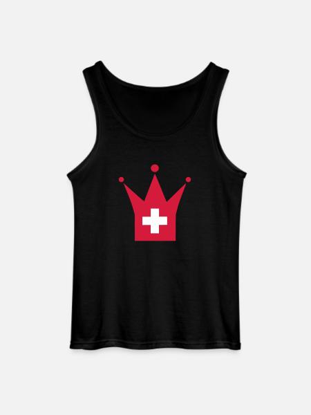 Schweiz - Gildan Männer Tank Top - Schwarz