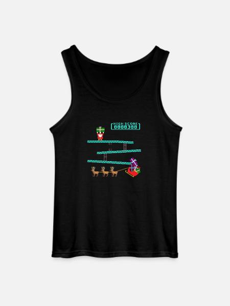 Santa Kong - Gildan Männer Tank Top - Schwarz