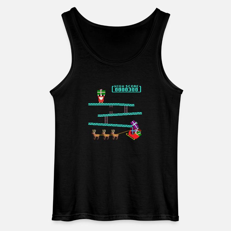 Santa Kong - Gildan tanktopp herr - svart