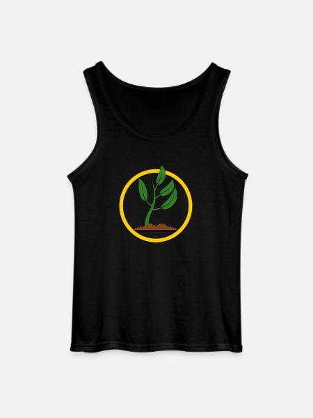 Setzlingemblem - Gildan Männer Tank Top - Schwarz
