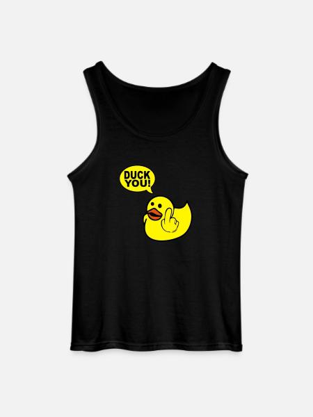 duck you - Gildan Männer Tank Top - Schwarz