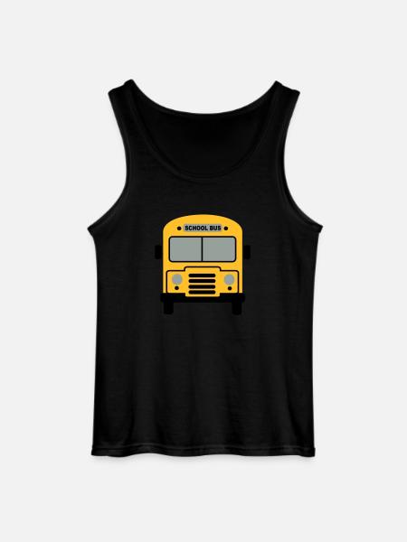 Schulbus - Gildan Männer Tank Top - Schwarz