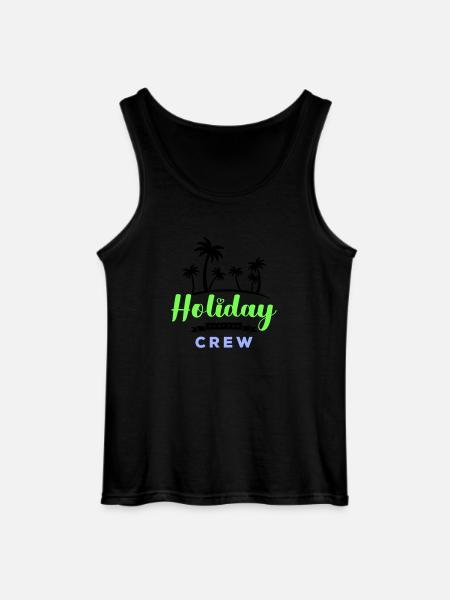 Holiday Crew - Gildan Men’s Tank Top - black