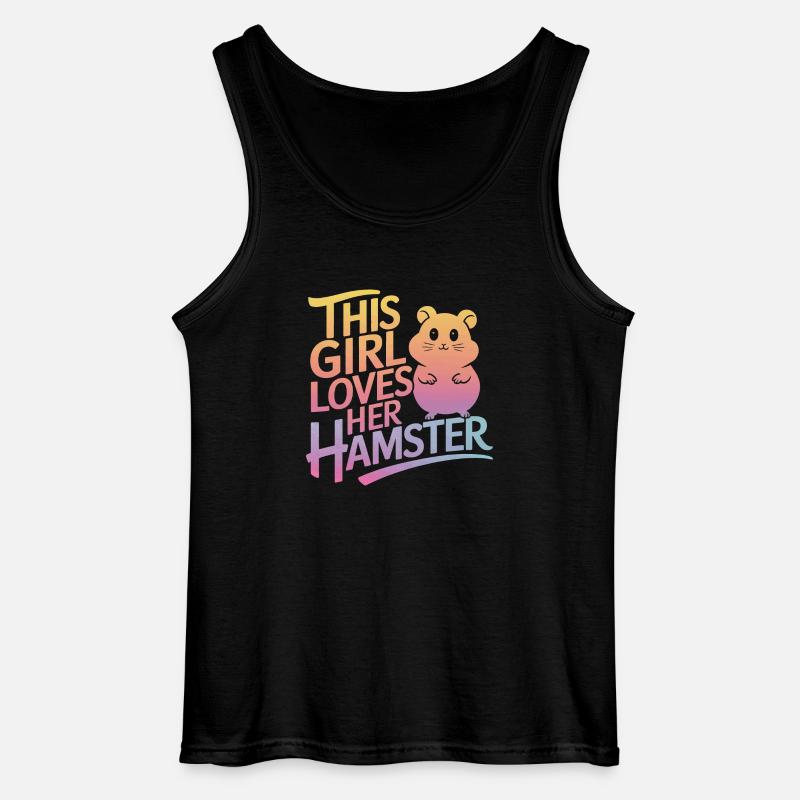 Hamster - Gildan Männer Tank Top - Schwarz