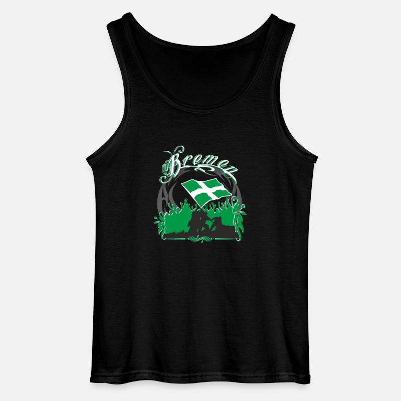 Bremen - Gildan Männer Tank Top - Schwarz