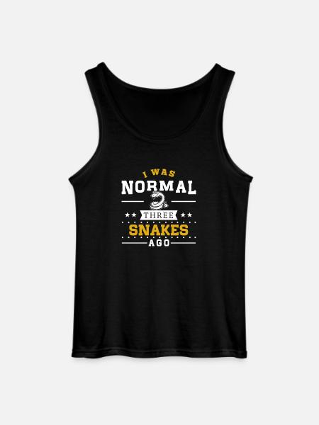 Three Snakes Ago - Gildan Männer Tank Top - Schwarz