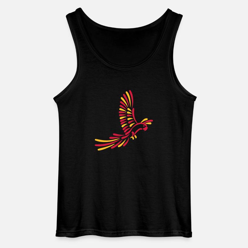 Papagei - Gildan Männer Tank Top - Schwarz