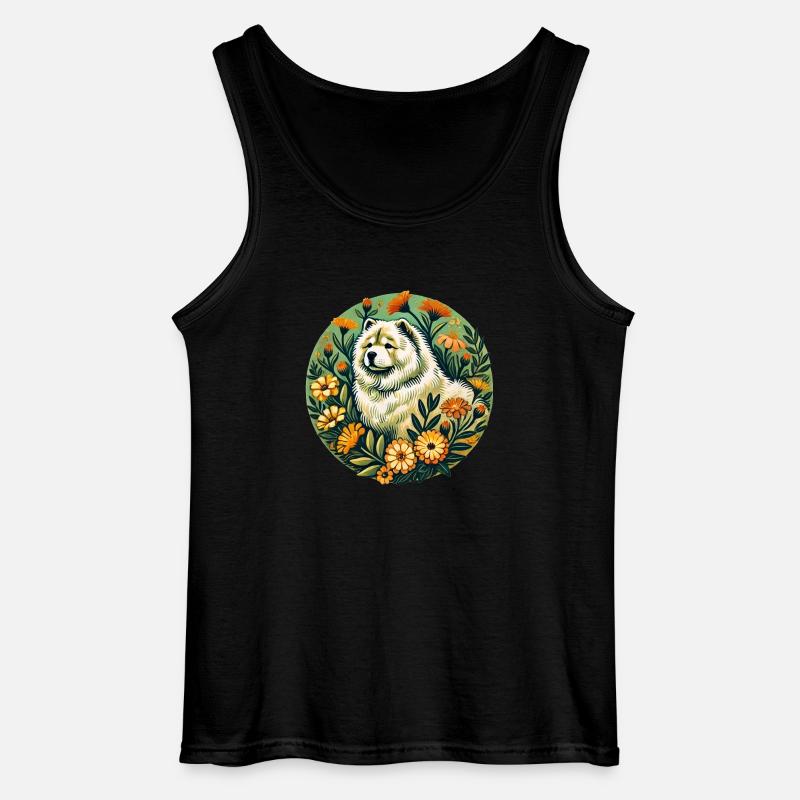 Chow Chow Spring - Gildan Men’s Tank Top - black