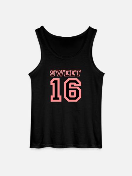 SWEET 16 - Gildan Männer Tank Top - Schwarz