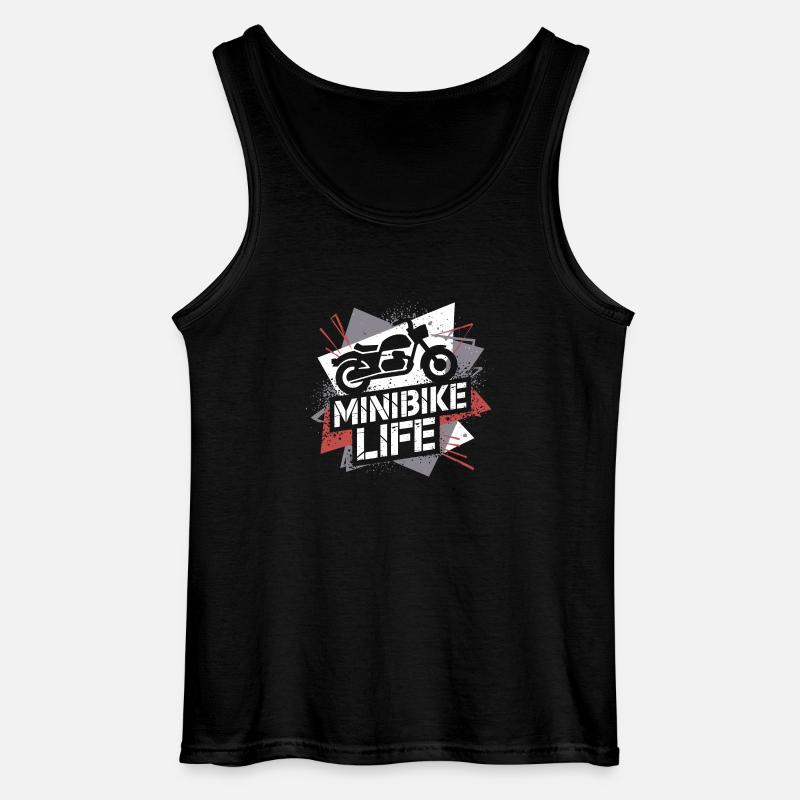 Small bikes, big passion - Gildan Men’s Tank Top - black