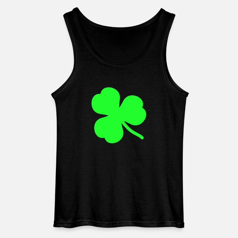kleeblatt_2 - Gildan Männer Tank Top - Schwarz
