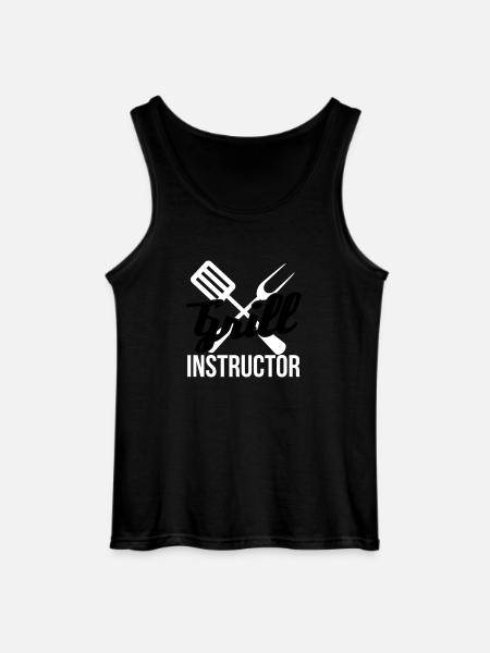 Grill Instructor - Gildan Männer Tank Top - Schwarz