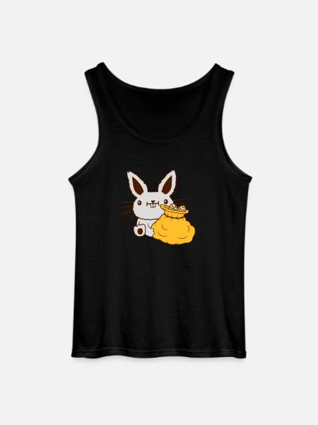 Easter big egg sack - Gildan Men’s Tank Top - black