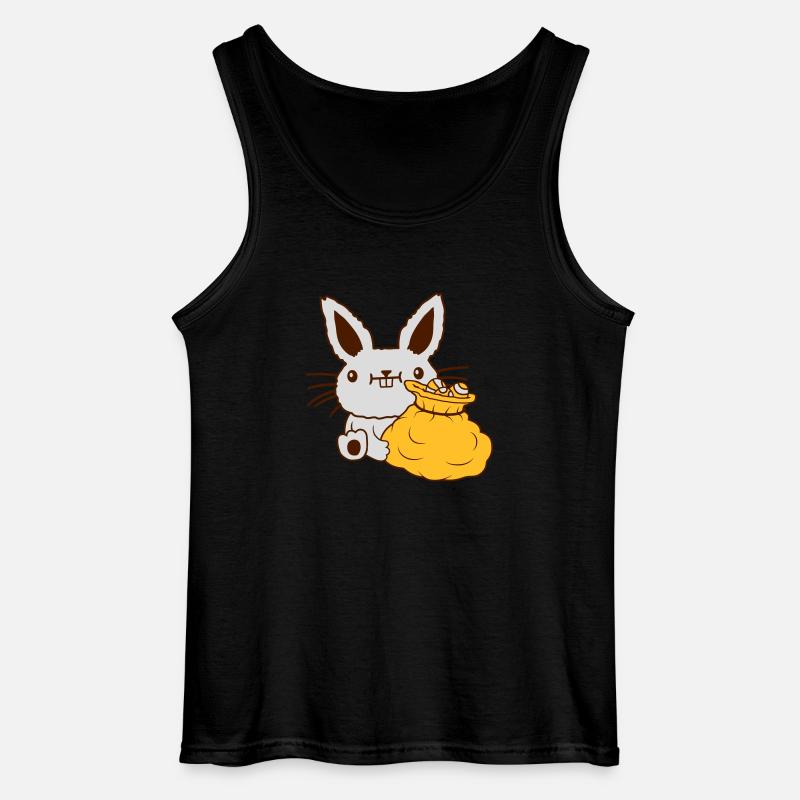 Easter big egg sack - Gildan Men’s Tank Top - black